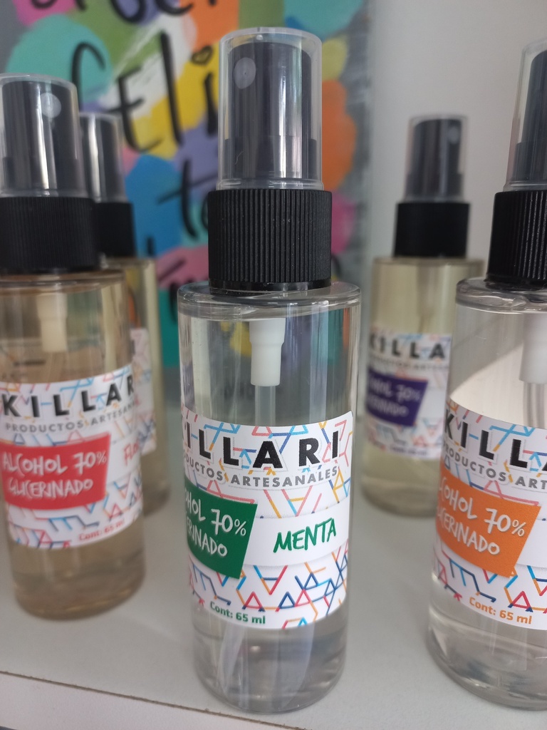 ALCOHOL GLICERINADO MENTA 65ml